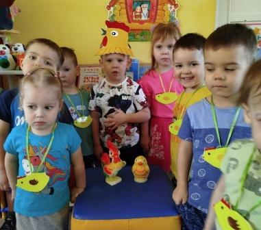 Занятие "Петушок с семьей в гостях у ребят"