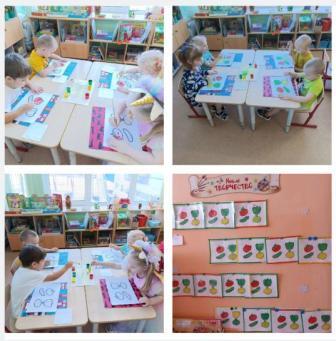 Рисование на тему: "Полезные продукты"