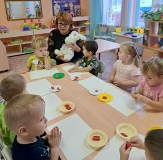 Занятие по лепке